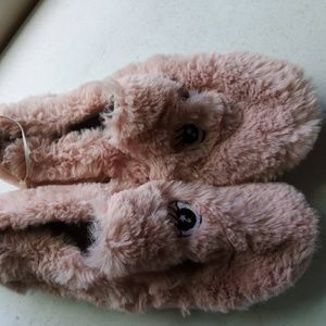 Zara girls furry shoes